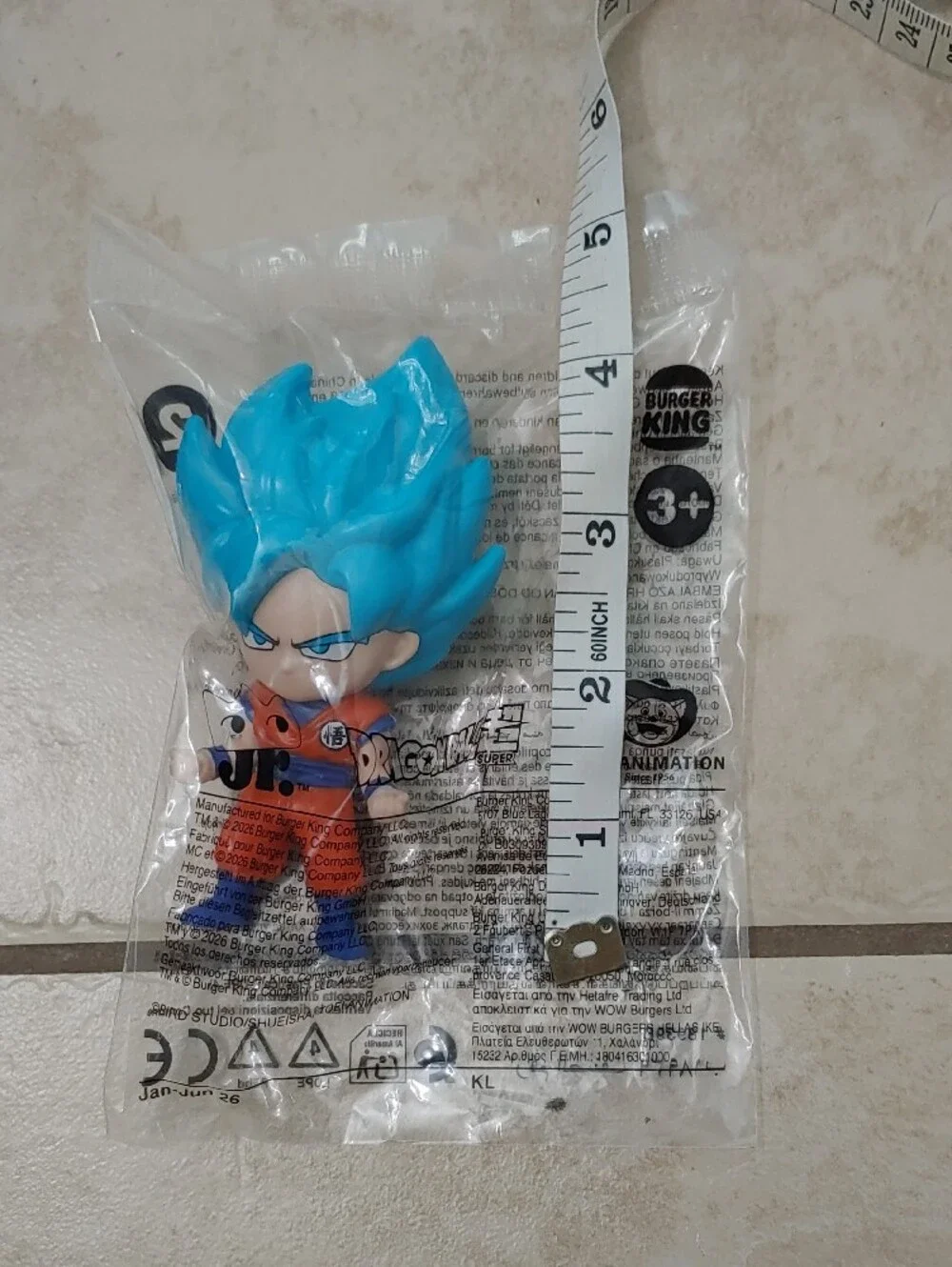 Super Saiyan Blue Goku Figure Unopened #2 2026 Burger King